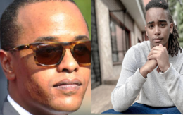 A composite image of Kibaki's grandson Sean Andrews and Uhuru's son  Jomo Kenyatta.
